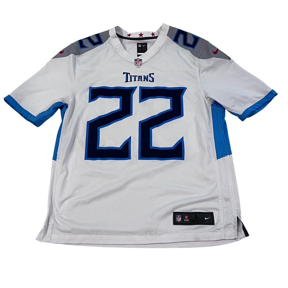 Tennessee Titans Derrick Henry Nike Official On Field NFL Game Jersey Sz L READ